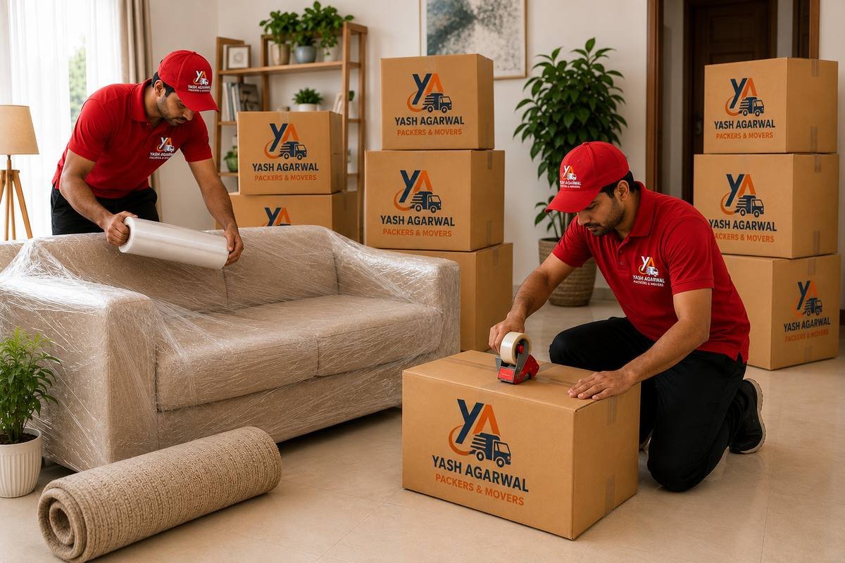 Household Shifting service across Bihar by Yash Agarwal Packers and Movers